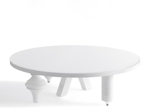 MULTILEG - Round MDF coffee table for living room _ BD Barcelona Design